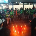 Polresta Sidoarjo ‘Berselimut’ Duka! Ratusan Ojol Gelar Aksi Solidaritas Nyalakan Lilin, Kapolresta Christian Tobing ‘Turun Gunung’ Sampaikan Apresiasi dan Janji Jaga Ketertiban!